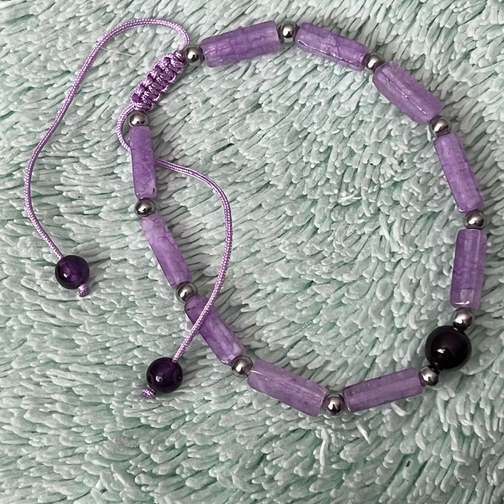 Amethyst anklet - Picture 6 of 11